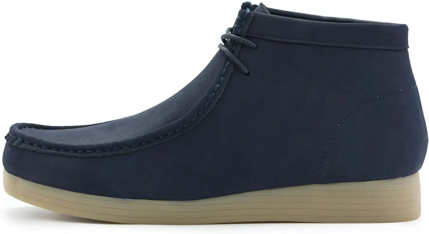 Amali Casual Chukka Boots for Men, High-Top, Lace Up Suede Men's Shoes, Desert Boots with Crepe Rubber Sole