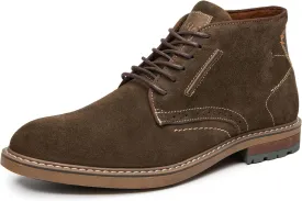 Arkbird Mens Chukka Boots Suede Leather Classic Fashion Casual Ankle Lace-up Dress Boots for Men