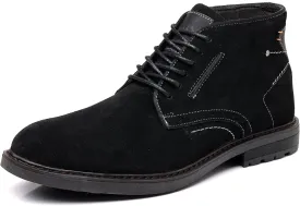Arkbird Mens Chukka Boots Suede Leather Classic Fashion Casual Ankle Lace-up Dress Boots for Men