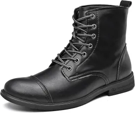 Chukka Boots Casual Fashion Oxford Dress Boots Leather Lace Up Desert Ankle Boots Classic For Men Lightweight Anti Slip