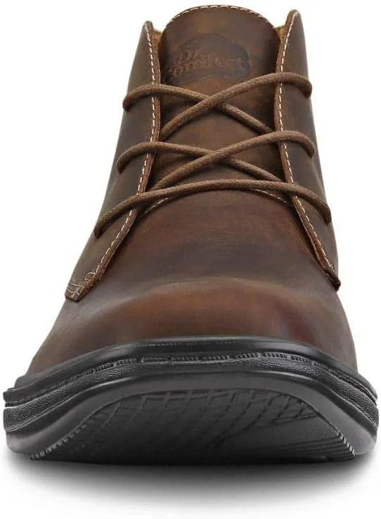Dr. Comfort Ruk Men's Therapeutic Diabetic Extra Boot Leather Lace-up