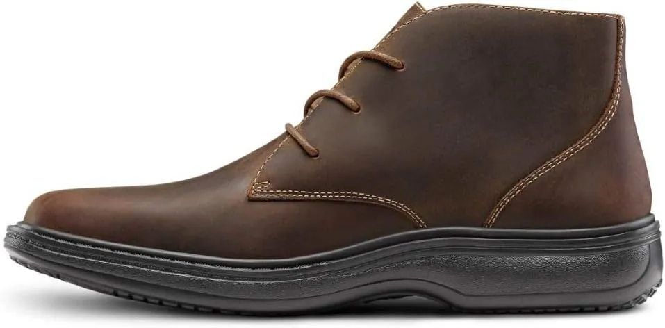 Dr. Comfort Ruk Men's Therapeutic Diabetic Extra Boot Leather Lace-up