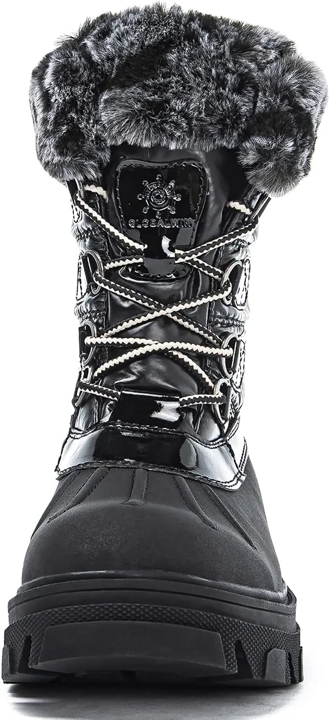 GLOBALWIN Women's Snow Boots Ankle Winter Boots For Women