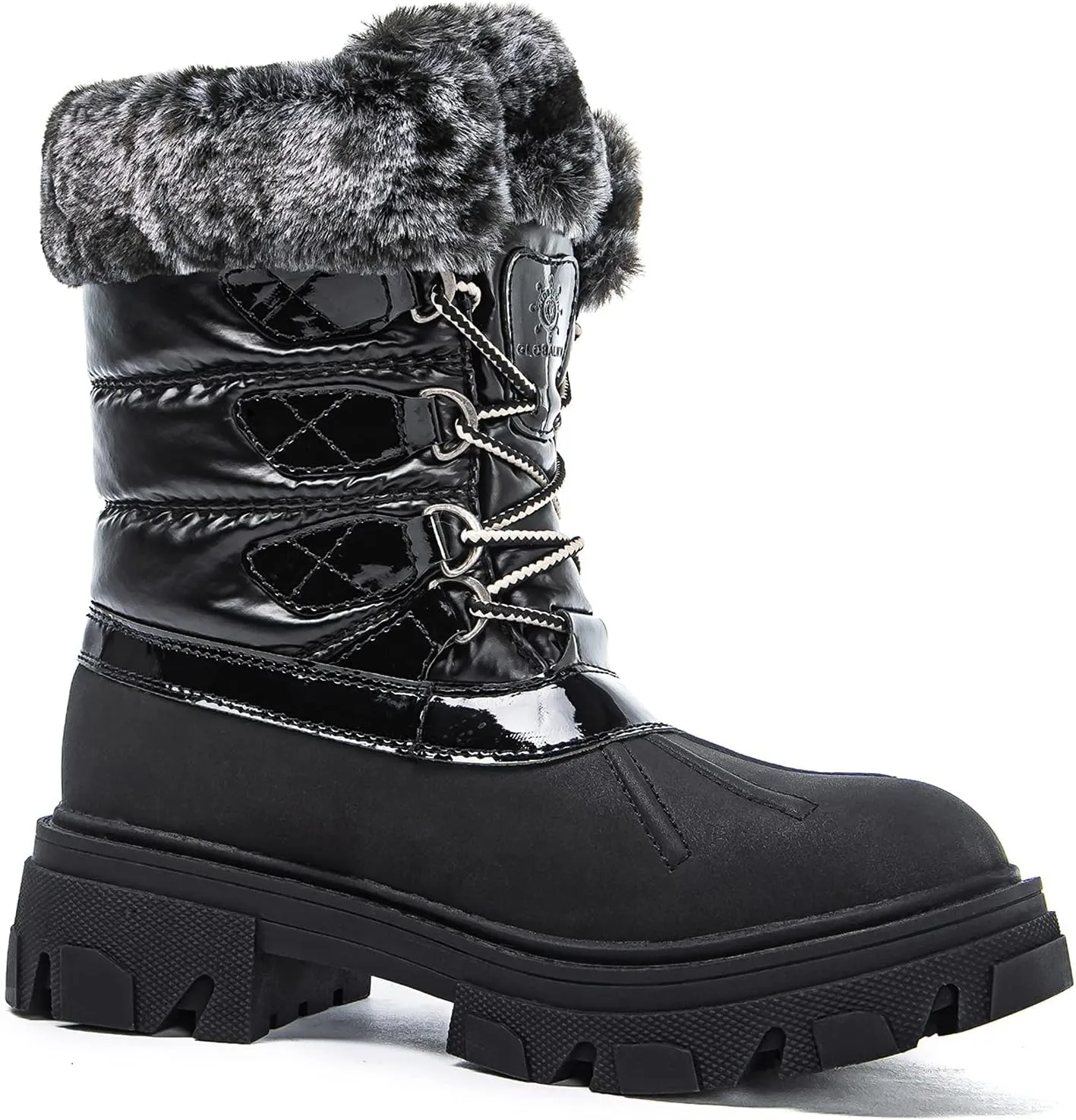 GLOBALWIN Women's Snow Boots Ankle Winter Boots For Women