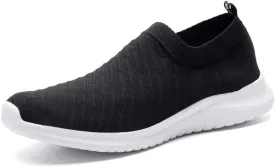 konhill Women's Slip On Sneakers Non Slip Walking Shoes Breathable Mesh Work Casual Lightweight Tennis Workout Shoes