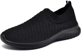 konhill Women's Slip On Sneakers Non Slip Walking Shoes Breathable Mesh Work Casual Lightweight Tennis Workout Shoes