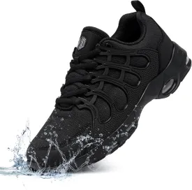 LARNMERN Non Slip Work Shoes for Men Slip Resistant Sneakers Casual Comfort Walking Mens Chef Kitchen Breathable Air Cushion Wide Width