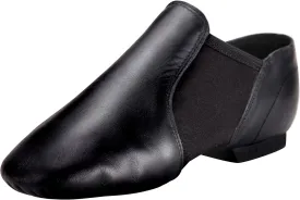 Linodes Unisex Leather Upper Jazz Shoe Slip-on for Women and Men's Dance Shoes