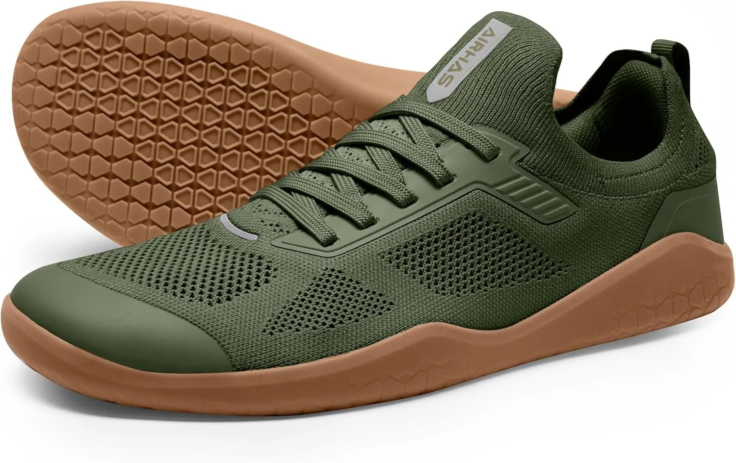 Men's Barefoot Shoes Zero Drop Wide Toe Box Minimalist Gym Shoes for Men Deadlift Cross Training Sneakers