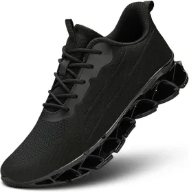 Men's Running Shoes Blade Fashion Sneakers Breathable Mesh Non Slip Gym Sport Trainer Casual Athletic Walking Shoes