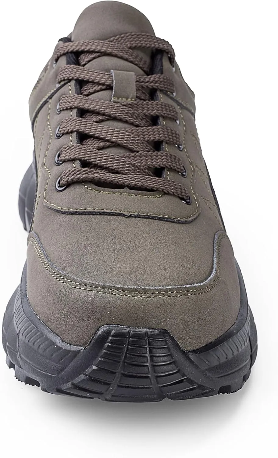 Mr.Right Men's Lightweight Walking Shoes Slip Resistant Work Comfortable Hiking Outdoor Lawn Mowing Casual Sneakers