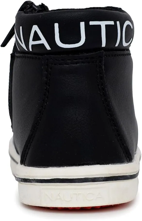Nautica Kids Chukka Boots with Lace-Up and Zipper Ankle Bootie Design | Boys-Girls | Dress Shoes | Size for Toddler & Little Kids