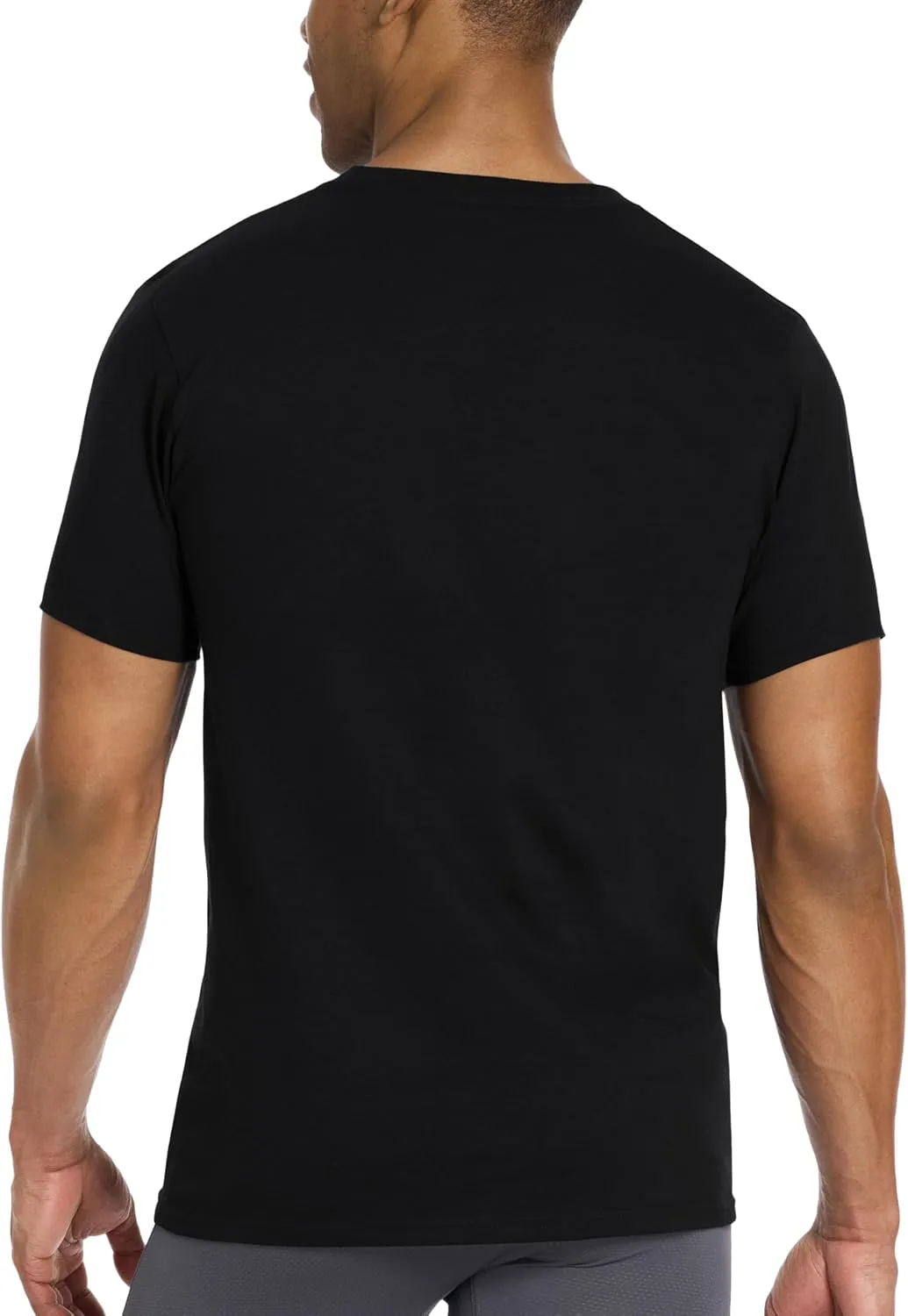 PUMA Men's 4 Pack Cotton Crewneck Short Sleeve T-Shirt