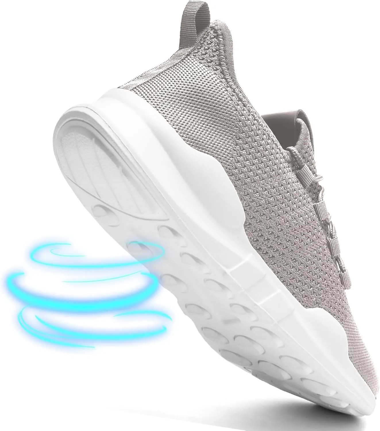 QIJGS Mens Running Shoes Sport Athletic Gym Sneakers Mesh Lightweight Tennis Fashion Workout Casual Shoes