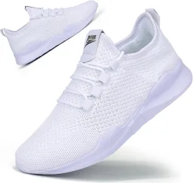 QIJGS Mens Running Shoes Sport Athletic Gym Sneakers Mesh Lightweight Tennis Fashion Workout Casual Shoes