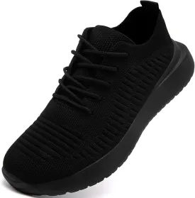 QIJGS Wide Running Shoes for Women Sport Athletic Gym Casual Sneakers Fashion mesh Lightweight Shoes