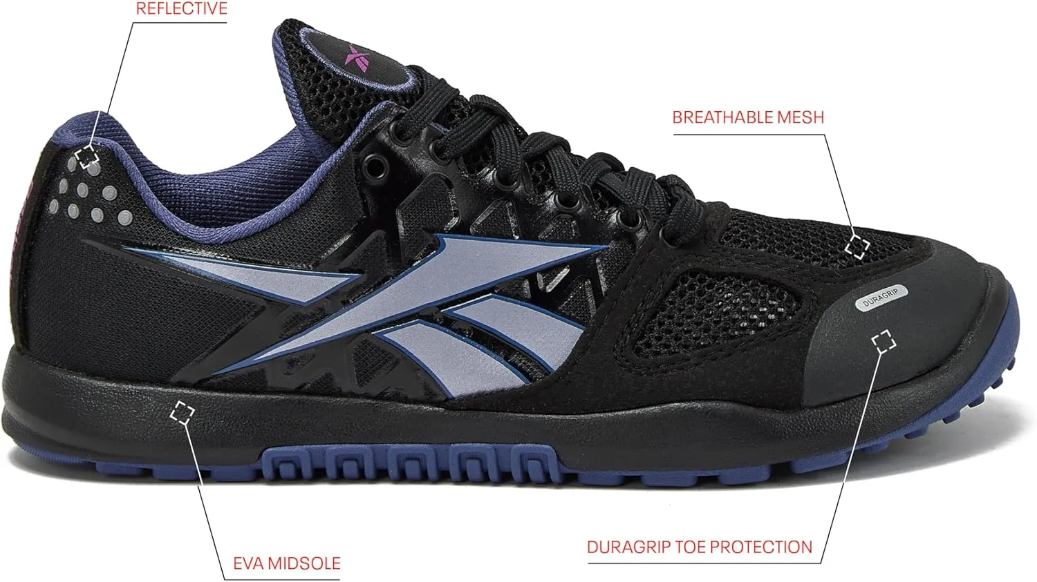 Reebok Women's Nano 2.0 Sneakers, Cross Training Walking Shoes
