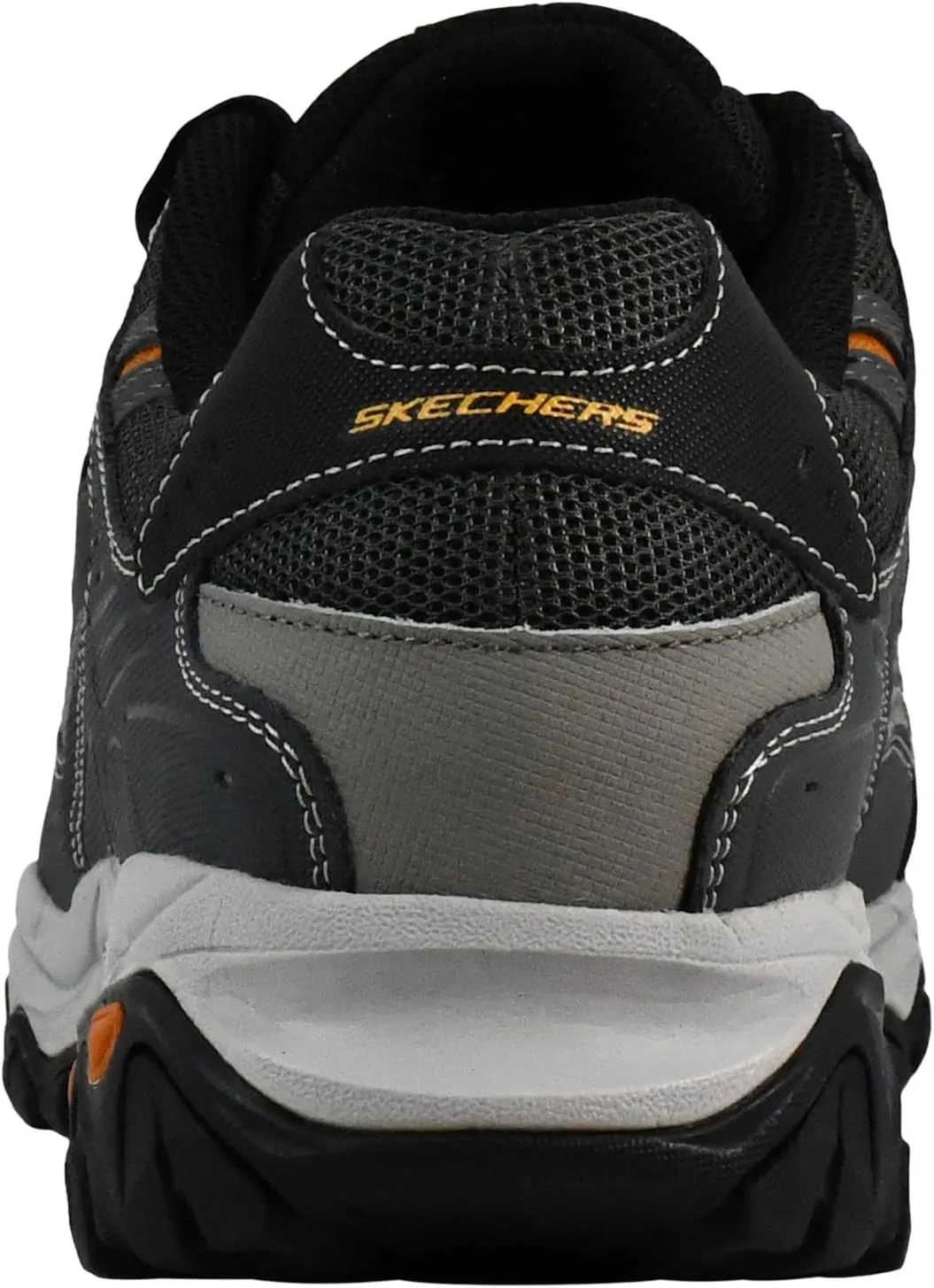 Skechers Men's Afterburn M. Fit Fashion Sneakers ?C Leather Upper, Memory Foam Insole, Rubber Outsole