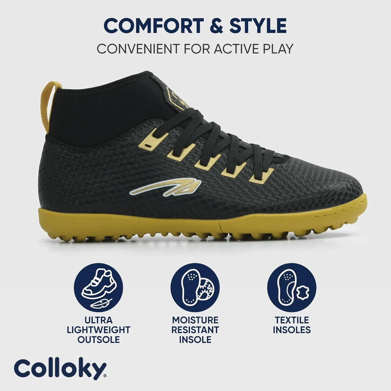Soccer Cleats for Boys and Girls, Breathable & Comfortable, Stable Traction, Ankle Support,Versatile Use for Football