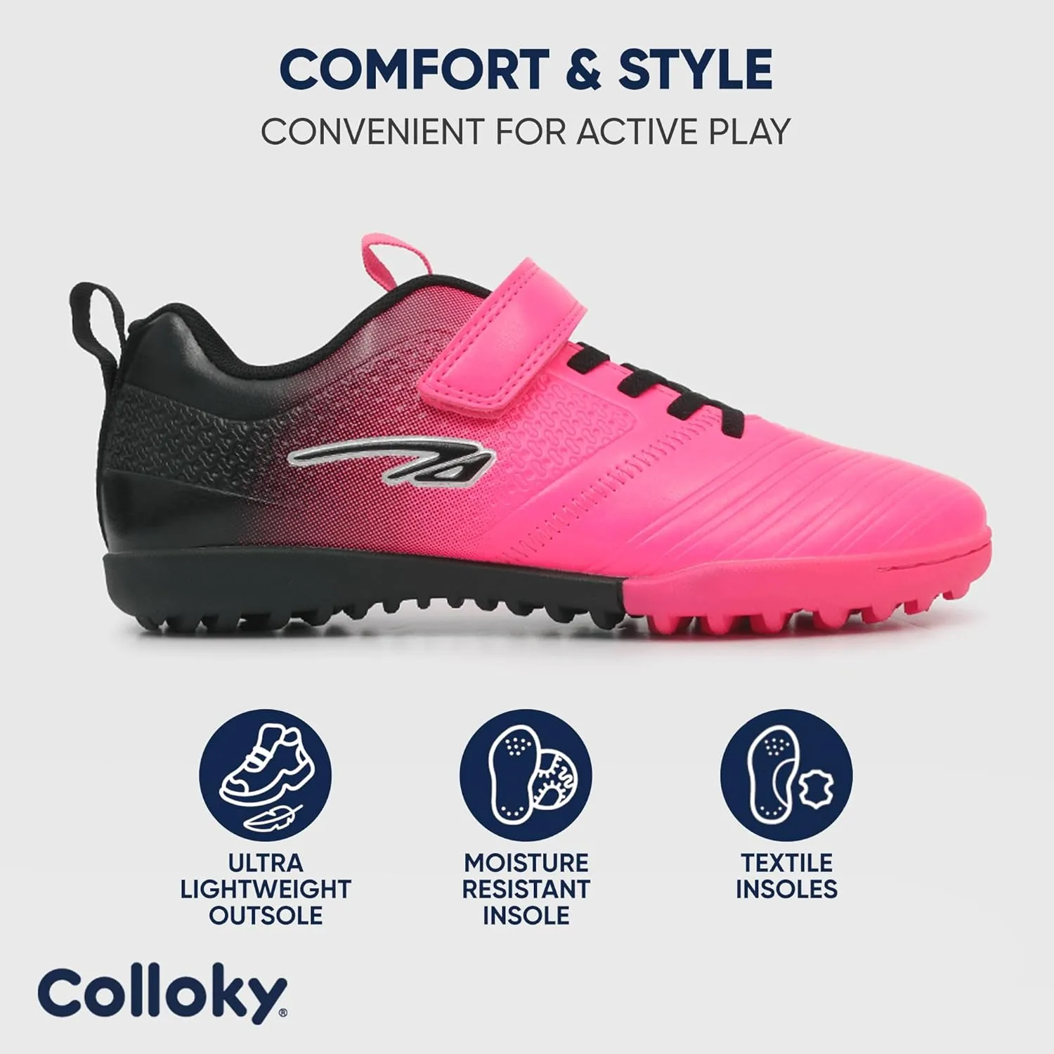 Soccer Cleats for Boys and Girls, Breathable & Comfortable, Stable Traction, Ankle Support,Versatile Use for Football