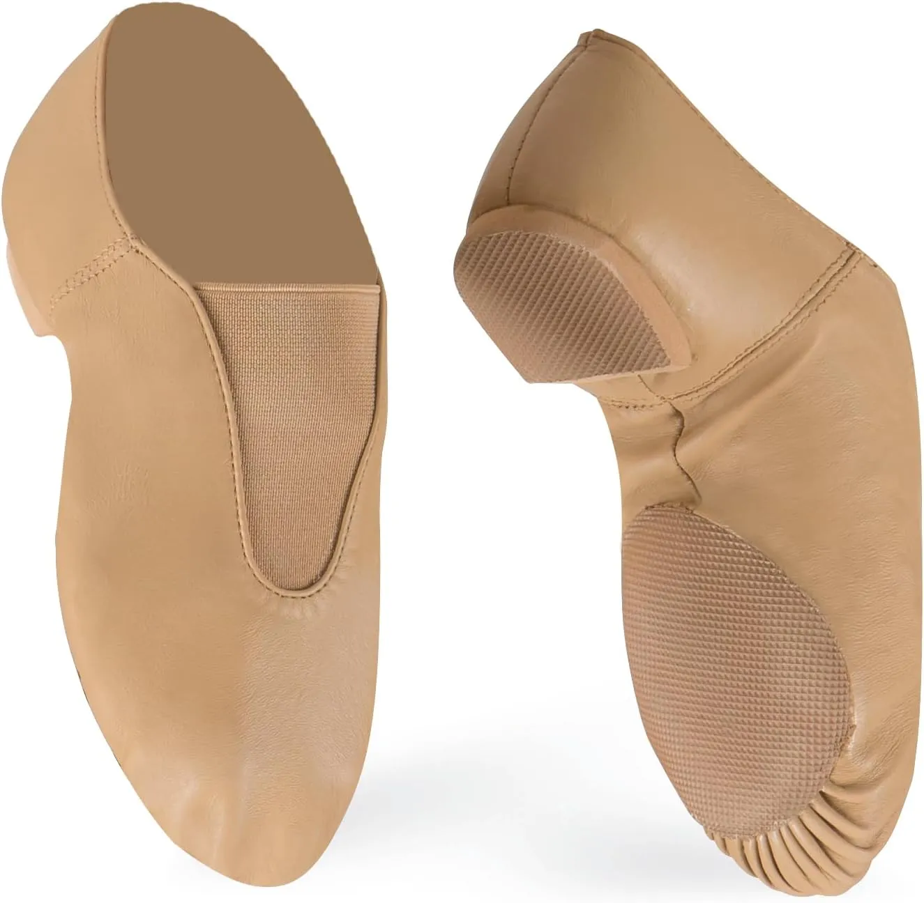 Theatricals Adult Elastic Top Slip-On Jazz Shoes