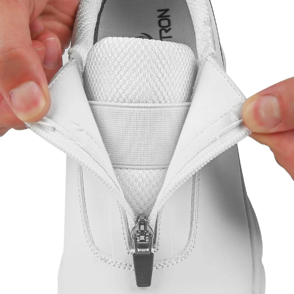 THESTRON Men Waterproof Golf Shoes Zipper Golf Shoes Professional Spikeless Golf Sneakers Male Golf Sports Walking Shoes Comfortable Golf Footwears for Men