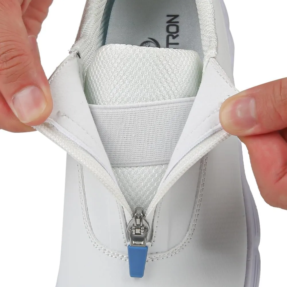 THESTRON Men Waterproof Golf Shoes Zipper Golf Shoes Professional Spikeless Golf Sneakers Male Golf Sports Walking Shoes Comfortable Golf Footwears for Men