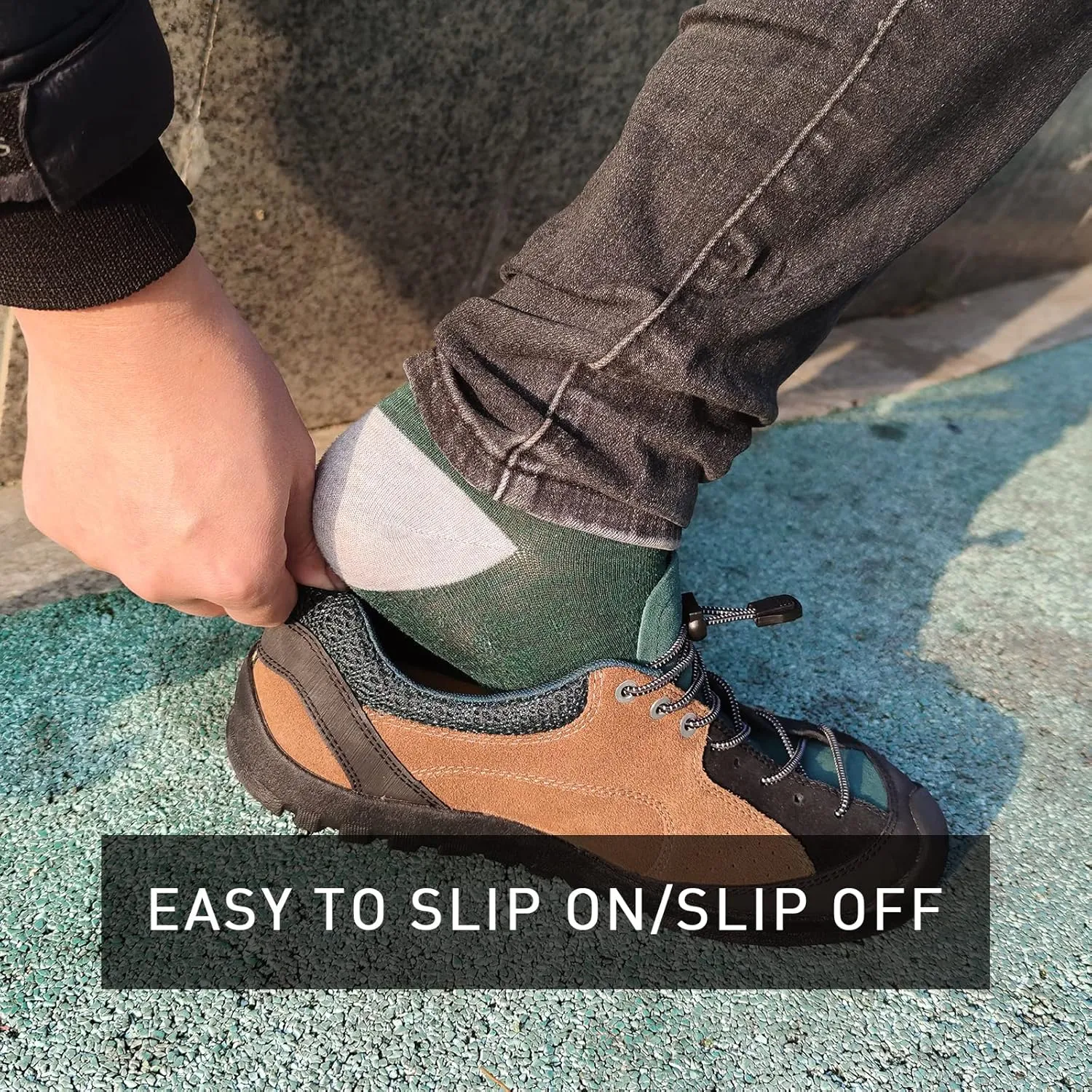 UamGlsob Elastic No Tie Shoe Laces Replacement for Keen Sandal, Round Stretchy Lock Shoelaces for Adults and Kids, One Size