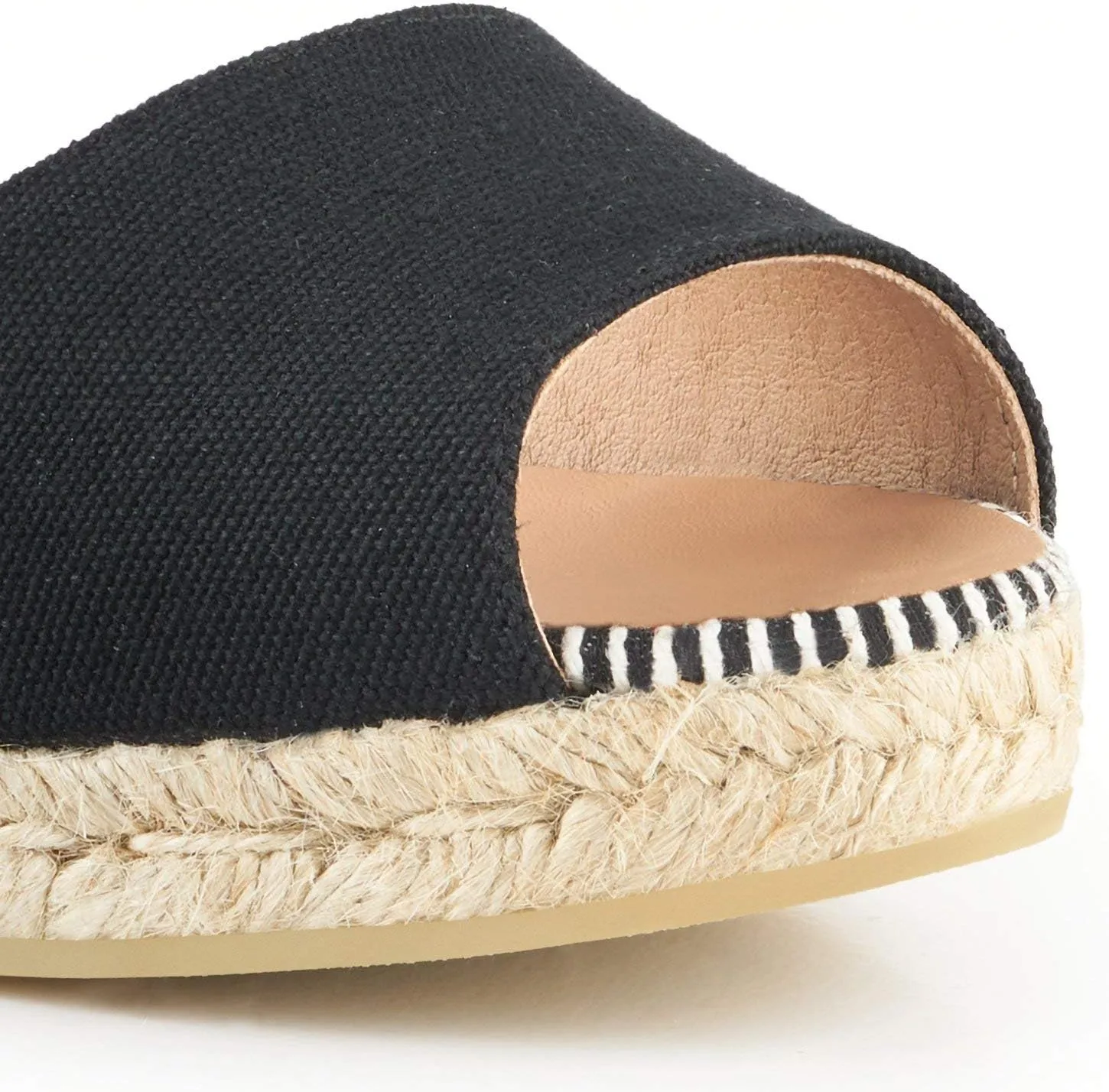 VISCATA Cavall Espadrille Canvas Low Wedges Spain Handmade 2 Heel Women's Open Toe Sandals with Breathable Organic Cotton Canvas and 100% Natural Jute Midsole for all Occasions: Casual, Work, Party