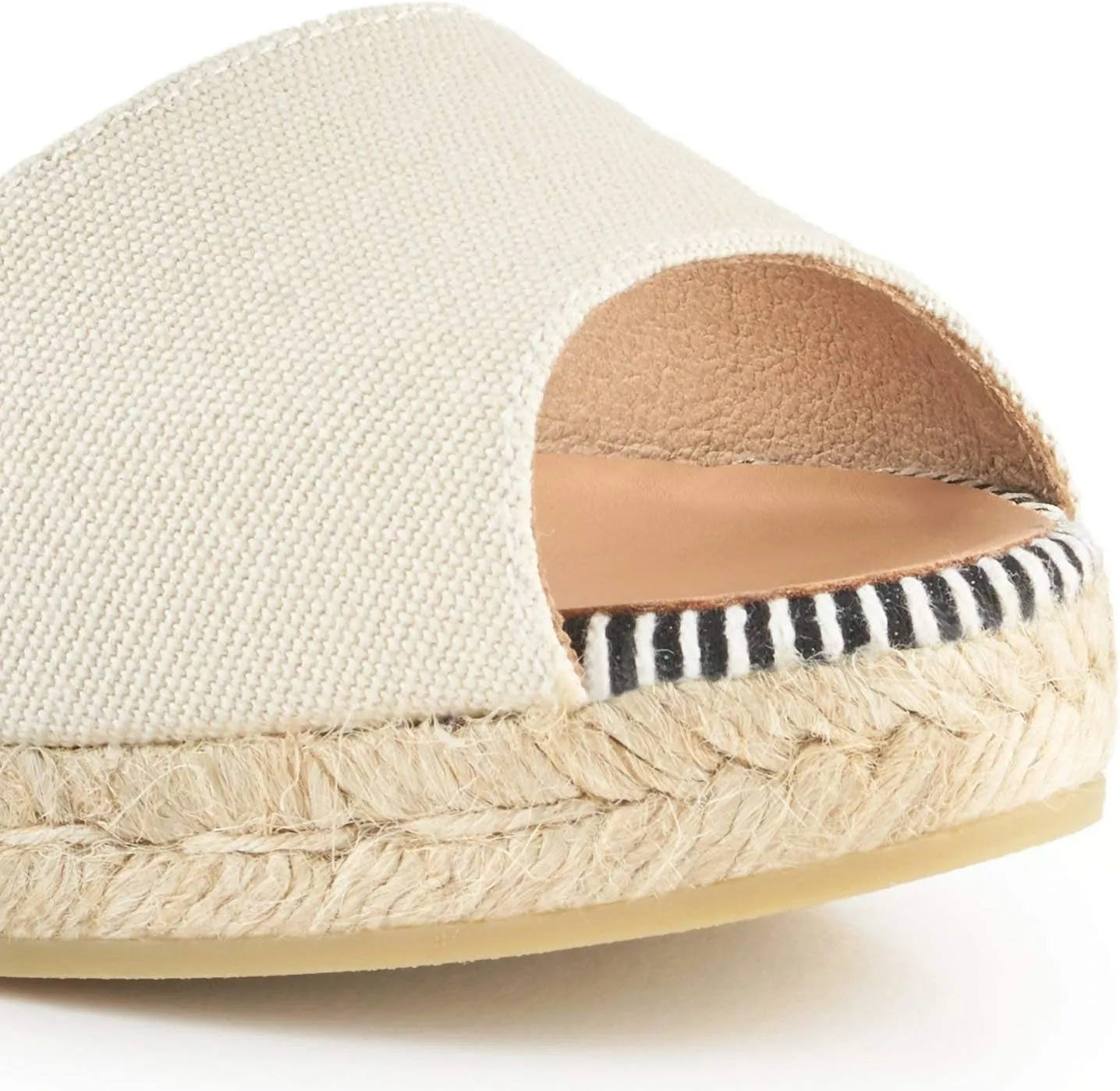 VISCATA Cavall Espadrille Canvas Low Wedges Spain Handmade 2 Heel Women's Open Toe Sandals with Breathable Organic Cotton Canvas and 100% Natural Jute Midsole for all Occasions: Casual, Work, Party