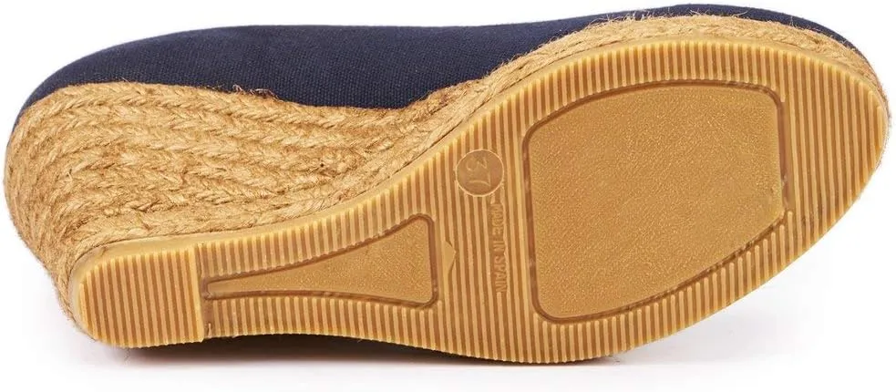Viscata Marquesa Espadrille Canvas Wedges Spain Handmade 3  Heel Women's Pumps with Breathable Organic Cotton Canvas and 100% Natural Jute Midsole for All Occasions: Casual, Work, Party