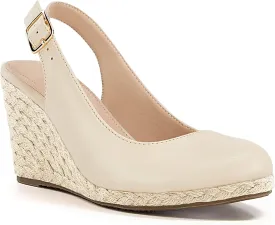 Womens Espadrilles Wedge Sandals Closed Toe Slingback Wedges Pumps Platform Heeled Sandal